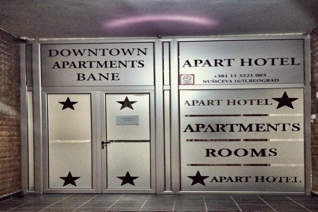 Downtown Apart Hotel Bane Belgrad Exteriör bild